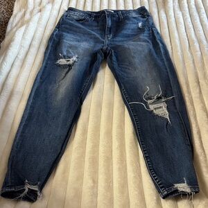 willow & root Mom Blue Jeans for Women